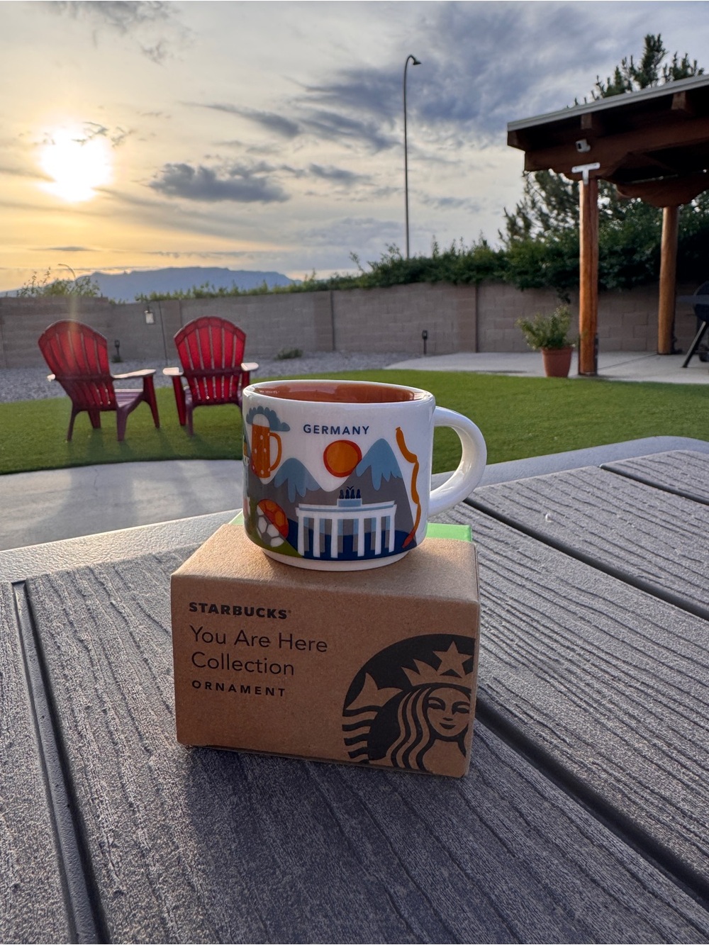 Starbucks You Are Here Germany Ornament with box no tie two available